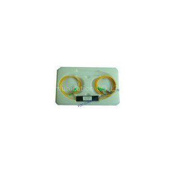 Fiber PLC Splitter 1 * 2  FC / APC Various Coupling Ratio with PVC Or LSZH Jacket Cable