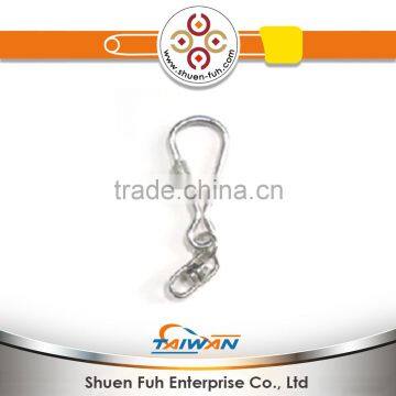 Metal silver exclamation hook Key Chain