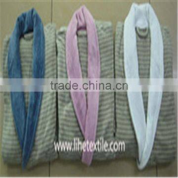 Reactive Print Bath Robe 100% Cotton Velour And Loop Robe photo-4