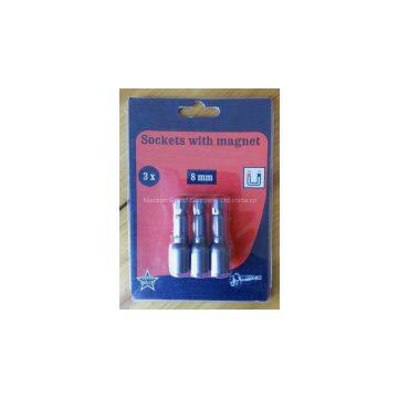 3pcs Sockets With Magnetic - MG-SD019