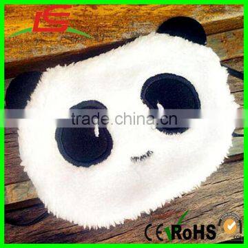 Women Winter Panda Cartoon Breathable Windproof Mouth Face Plush Mask