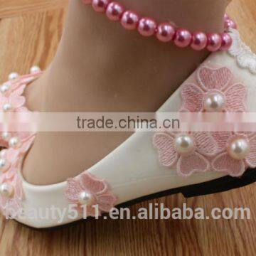 PU Flat Water Diamond Flower Bridesmaid Shoe Selection of Shoes of High Quality Studio Dress and the Women's Shoes WS026 photo-4