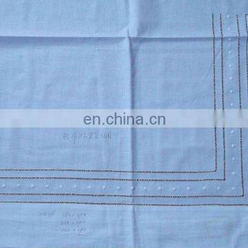 100% Cotton Bedding Sets in White Color With Hemstitch