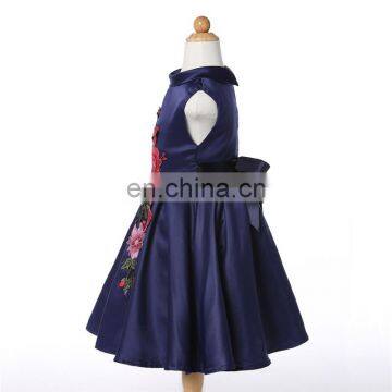 2016 Frozen Elsa Girl Party Dress , The New Children Dress Roses New Embroidery Upscale Princess DressA29161 photo-5