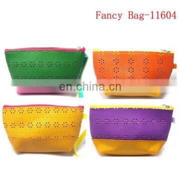 Fashionable designer hollowed-out engraving pouch cosmetic bag for women