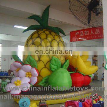 inflatable fruit and vegetable display for advertisement