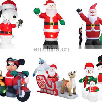 2014 winter hot selling animated christmas inflatable figures outdoor