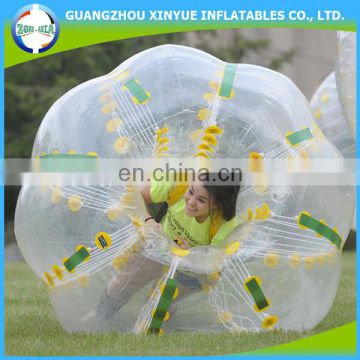 Very good quality plastic inflatable soccer bubble ball