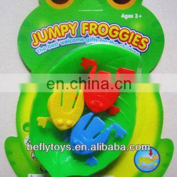 Attractive plastic toy funny game Jumpy Froggies