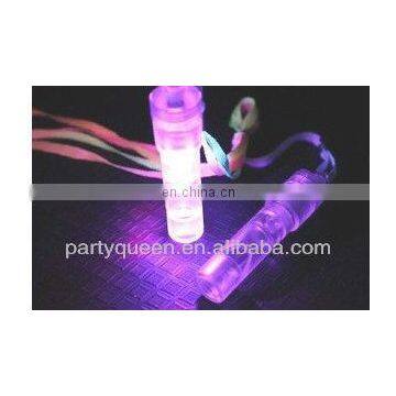 plastic LED flashing light Whistle