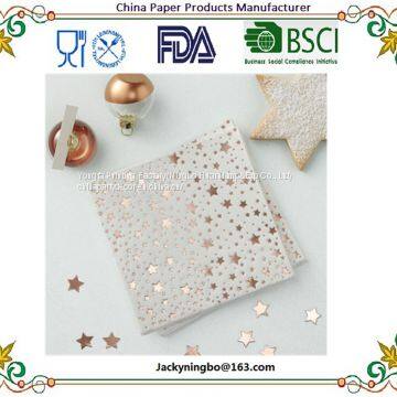 Ningbo PartyKing 20-Count 3-Ply Paper Luncheon Dinner Napkins For Christmas Birthday Party Joy photo-2