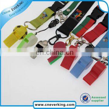 2017 Best selling custom novelty whistle lanyard for promotion