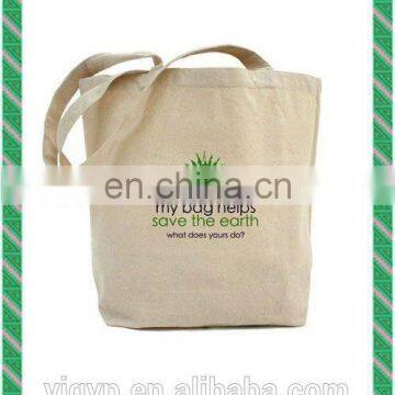 Silk screen print cotton canvas bag