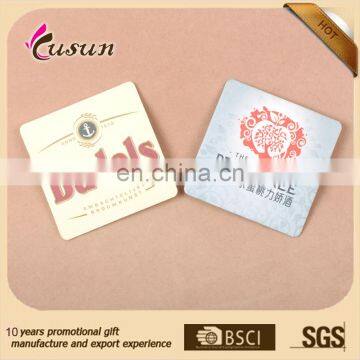 Top selling hotel disposable paper coasters for drinks