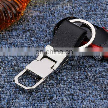 Custom Upscale Black Car Leather Keyrings for Car Gift photo-5