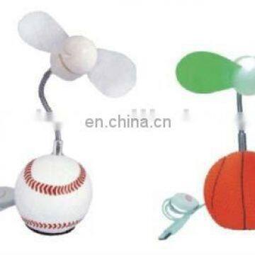 USB Mini Fan with Ball Design