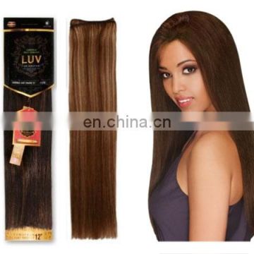 accept drop-ship LUV brand silky straight #613 100% brazilian human hair extension