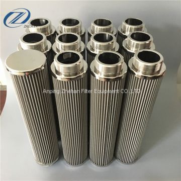 stainless steel wire mesh pleated filter screen/engine oil filter element