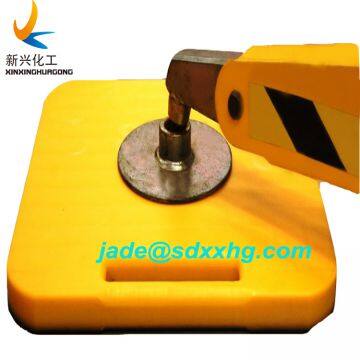 Crane Truck foot support rigid outrigger pad HDPE sheet