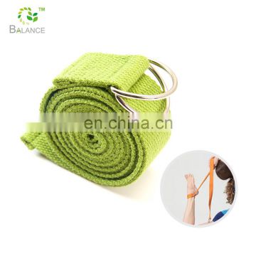 popular nylon yoga strap with loops for exercise