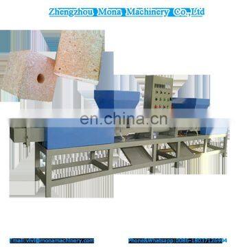 Double head wood block making machine/sawdust pallet block extruder/wooden pallet block making machine