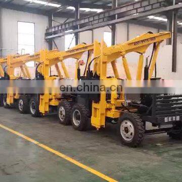 40KW diesel Safety barrier pile driver