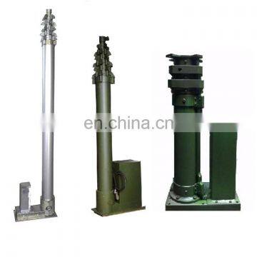 Powder Coating Any Color Available 10m Electric and Hand Winch Telescopic Mast Tripod Ground Mount