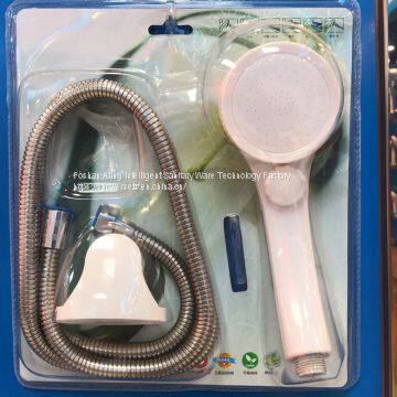 Plastic ABS Portable Hand Shower Head Set Foshan supplier free shipping wholesale