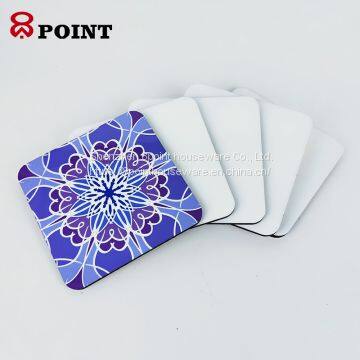 Sublimation Printing Wooden Coaster With Cork Back photo-2