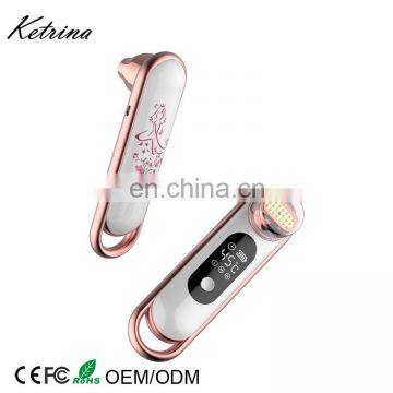 2018 Skincare Makeup Beauty Device EMS & RF Electroporation Face Massager Vibrator