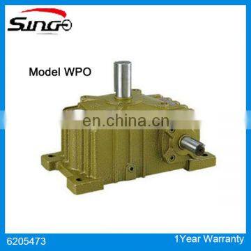 WPX WPO 100 series worm gear right angle shaft speed reducer gearbox on sale