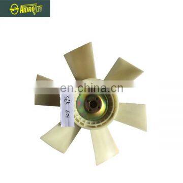 High Quality excavator parts 3066 fan blade 4 holes 6 blades cooling fan 5I-8000 for S6K