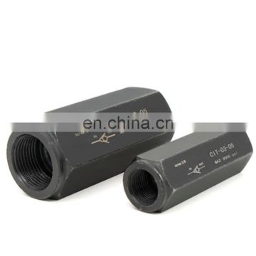 Best selling CIT-03 04 05 06 08 10 hydraulic straight-through one-way valve