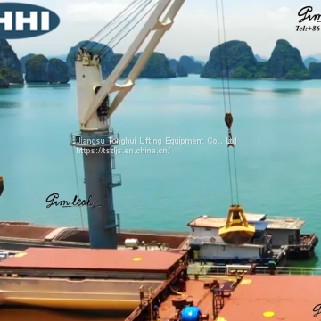 Sea Barge Transfer Floating Crane Floating Barge-Mounted Crane photo-3