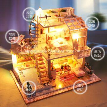 Puzzle Puzzle Villa Toys ，Model Assembly Toy photo-2