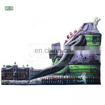 Spooky Mansion Inflatable Jumper Bouncer Jumping Bouncy Castle Bounce House photo-3