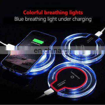 4 In 1 Charger Universal Wireless Charger Pad With Led Light Compatible All Support Qi Technology Mobile Phone Wireless Charger photo-4