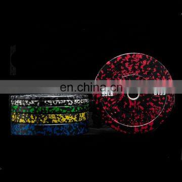 High quality commercial gym weight equipment camouflage bumper weight plate for sale BA3021