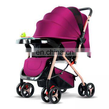 Stylish Baby Stroller Wholesale Pram Lightweight Foldable Pushchair photo-3