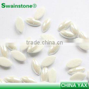 Wholesale Hotfix Ceramic Half Pearl,ceramic Hot Fix Half Pearl Iron on Free Pearls Patterns photo-6