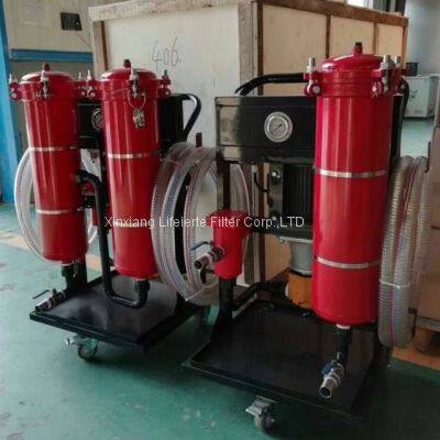 portable oil filter vehicle