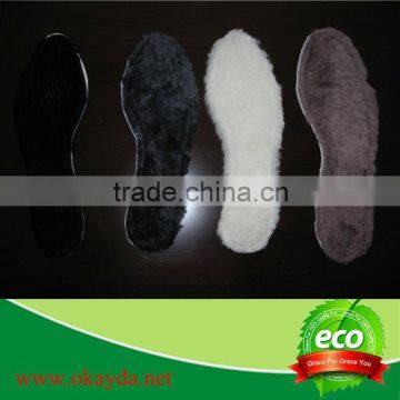 Sheepskin designer shoe insoles