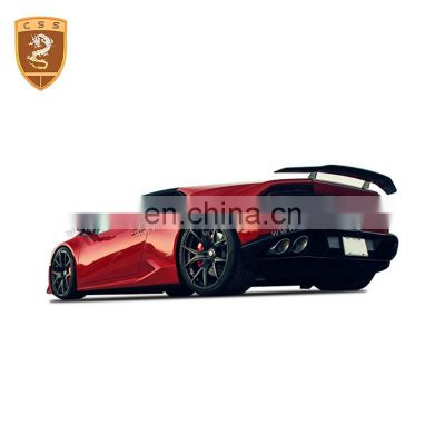 Vorstain style Carbon Fiber Car Rear Wing Trunk Lip Spoilers Fits For Lambor-ghini Huracan LP610 LP580 Spoiler modification