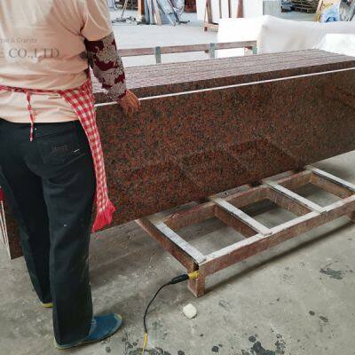 Hot sale cheap prices granite prefab banjo vanity top