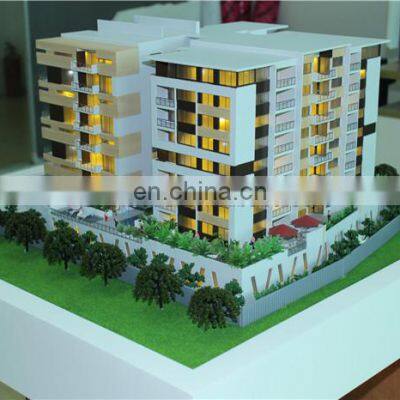 Upscale Hotel Building ABS Architecture Making Model Materials photo-4