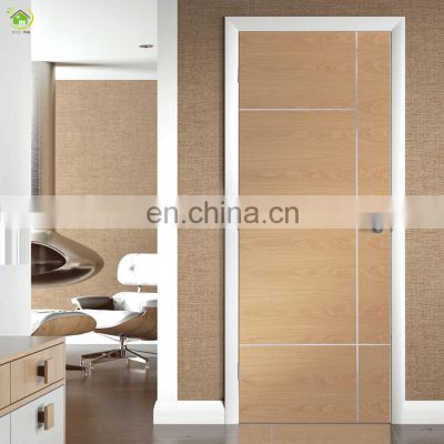 popular modern ghana bedroom wooden single flat door designs