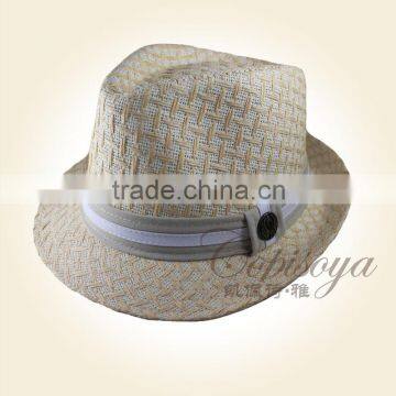 2014 Fashion hat Handmade straw hat lady hat woman hat beach hat