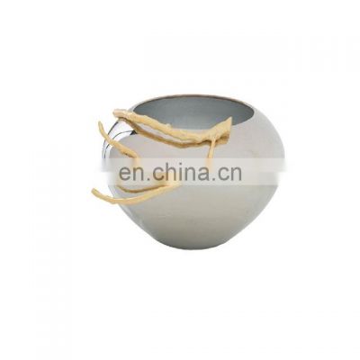 leaf gold jar bowl