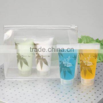 Beautiful mini shampoo and conditioner tube