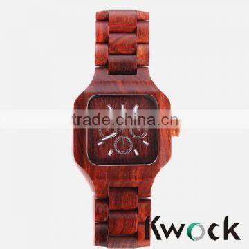 Multifunction bamboo wooden watch,handmade popular small watch